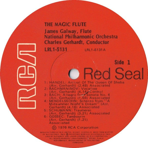 James Galway : The Magic Flute Of James Galway (LP, Album)