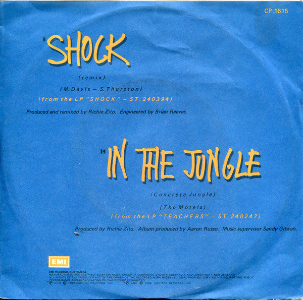 The Motels : Shock (7", Single)