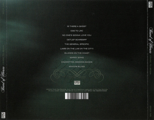 Band Of Horses : Cease To Begin (CD, Album)