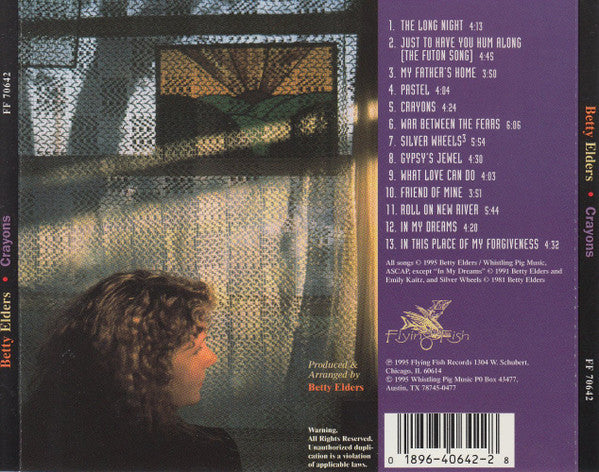 Betty Elders : Crayons (CD, Album)