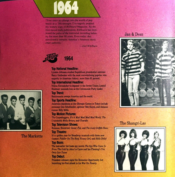 Various : Billboard Top Rock'N'Roll Hits - 1964 (CD, Comp, RE)