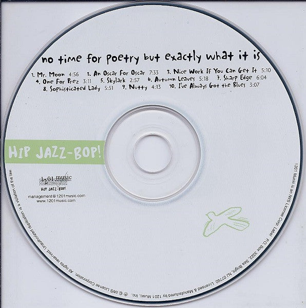 Various : No Time For Poetry But Exactly What It Is (CD, Comp, RM)