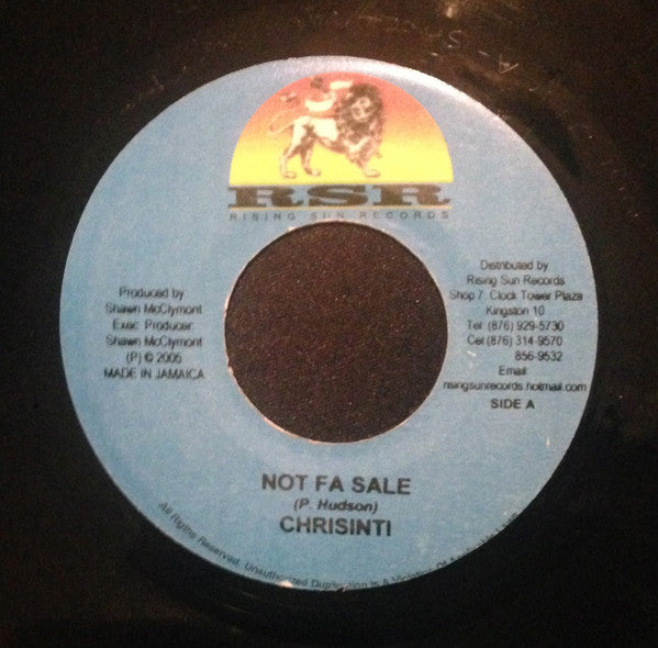 Chrisinti / Fire Star : Not Fa Sale / Guns And Bomb (7")