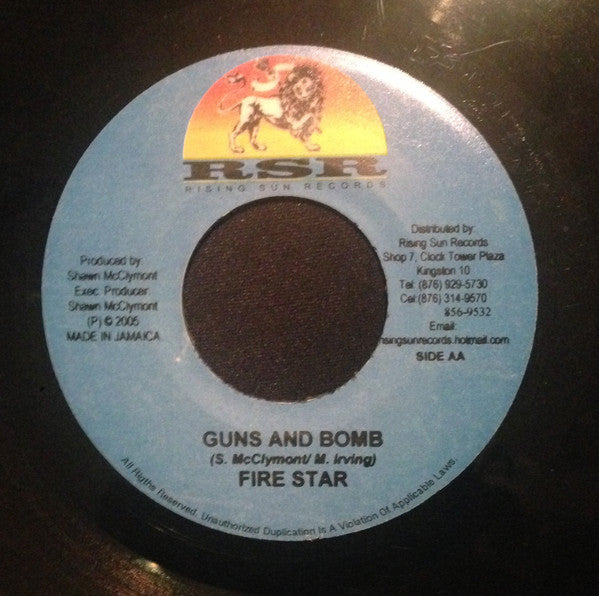 Chrisinti / Fire Star : Not Fa Sale / Guns And Bomb (7")