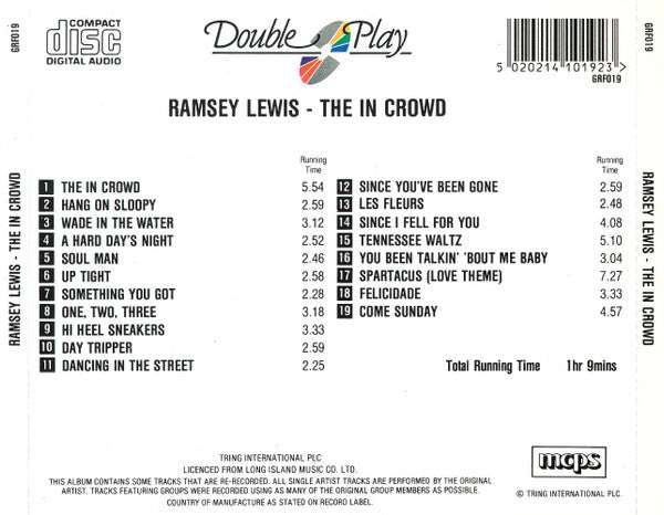 Ramsey Lewis : The In Crowd (CD, Comp)