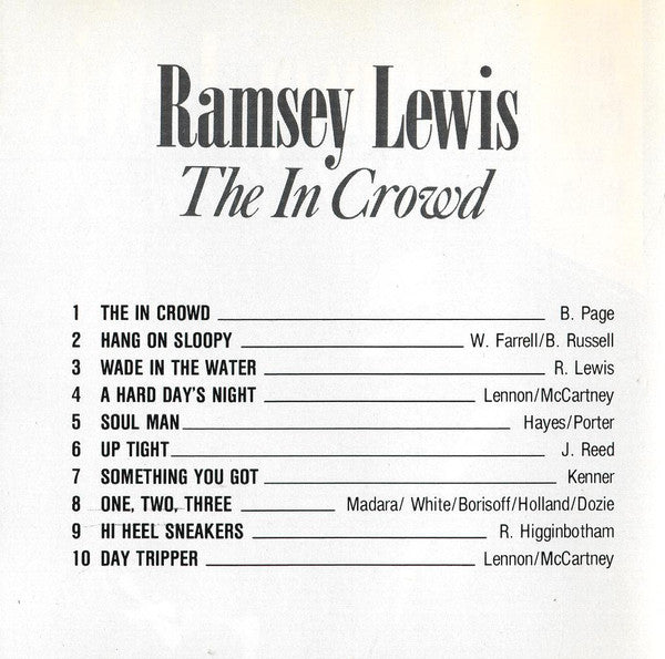 Ramsey Lewis : The In Crowd (CD, Comp)