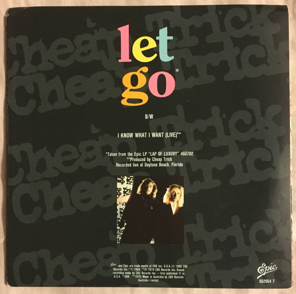 Cheap Trick : Let Go (7")