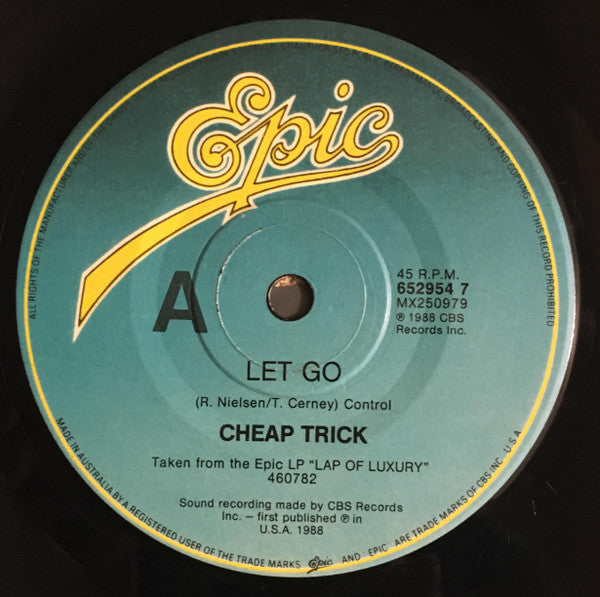 Cheap Trick : Let Go (7")