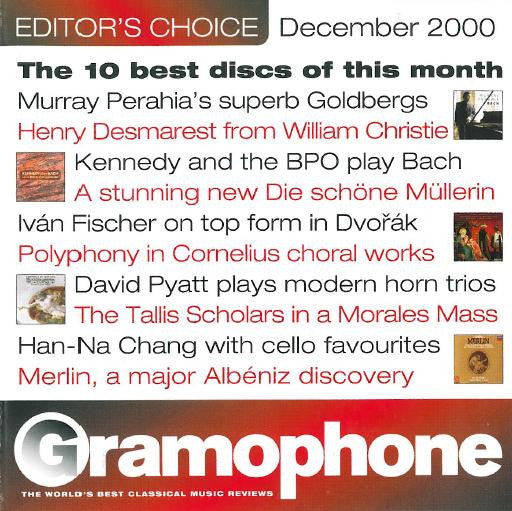 Various : Gramophone Editor's Choice: December 2000 (CD, Comp)
