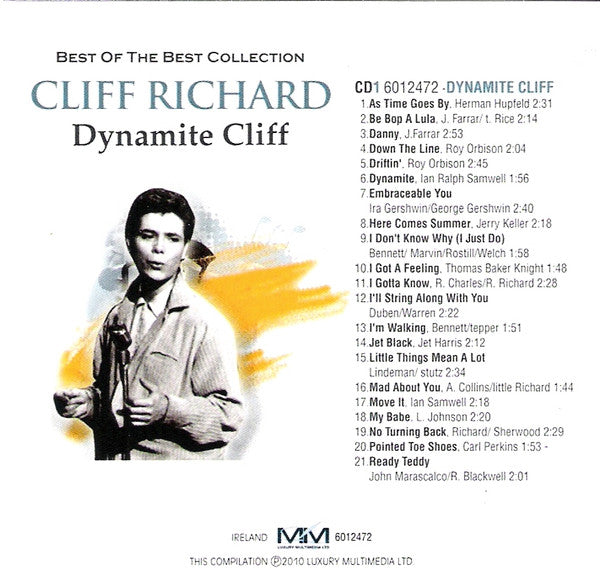 Cliff Richard : Best Of The Best Collection: Living Doll & Other Great Hits (2xCD, Comp + Box)