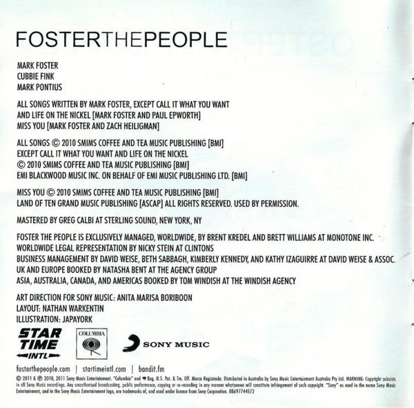 Foster The People : Torches (CD, Album)