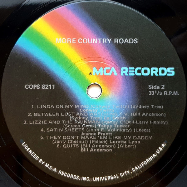 Various : More Country Roads (LP, Comp)