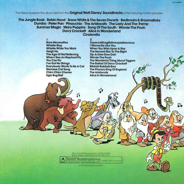 Various : The Greatest Hits Of Walt Disney (LP, Comp)