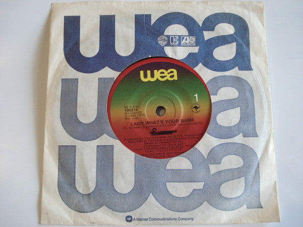 Swanee : Lady What's Your Name (7", Single)