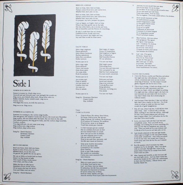 St. George's Canzona : A Tapestry Of Music For The Black Prince And His Knights (LP, Gat)