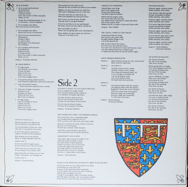 St. George's Canzona : A Tapestry Of Music For The Black Prince And His Knights (LP, Gat)
