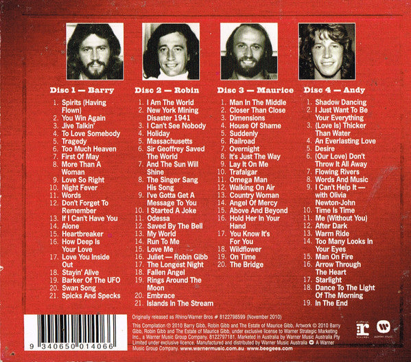 Bee Gees : Mythology (The 50th Anniversary Collection) (Box + 4xCD, Comp, Mono)
