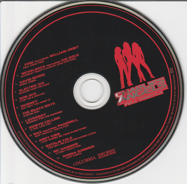 Various : Charlie's Angels: Full Throttle - Music From The Motion Picture (CD, Comp)