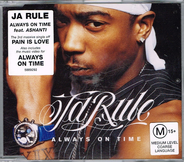 Ja Rule Feat. Ashanti : Always On Time (CD, Single, Enh)