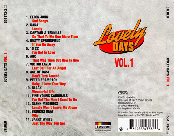 Various : Lovely Days Vol.1 (CD, Comp)