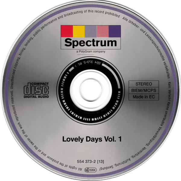 Various : Lovely Days Vol.1 (CD, Comp)