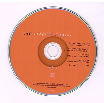 Zed (2) : Renegade Fighter (CD, Maxi)