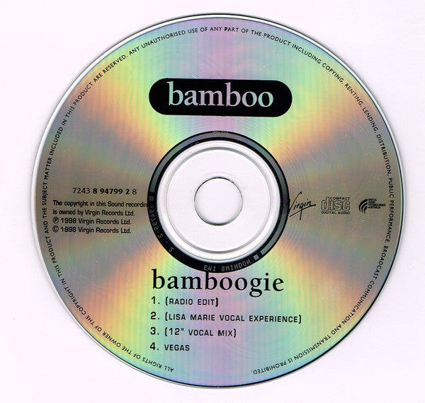 Bamboo : Bamboogie (CD, Maxi)