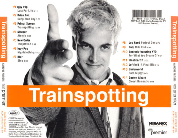 Various : Trainspotting (Music From The Motion Picture) (CD, Comp, Club)