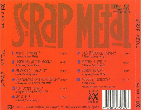 Scrap Metal (2) : Scrap Metal (CD, Album)