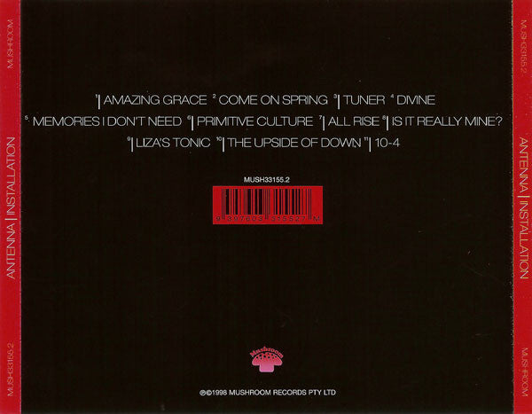 Antenna (3) : Installation (CD, Album)