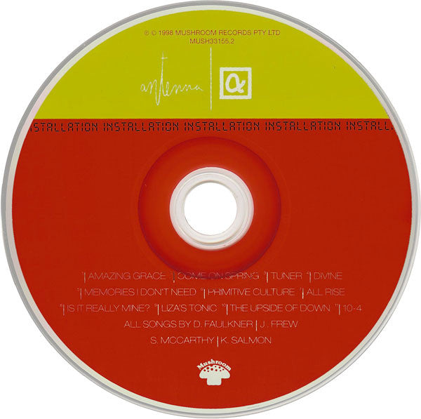 Antenna (3) : Installation (CD, Album)