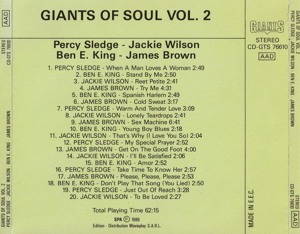 Various : Giants Of Soul Vol. 2 (CD, Comp)
