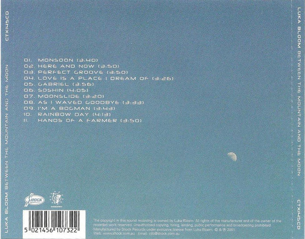 Luka Bloom : Between The Mountain And The Moon (CD, Album)