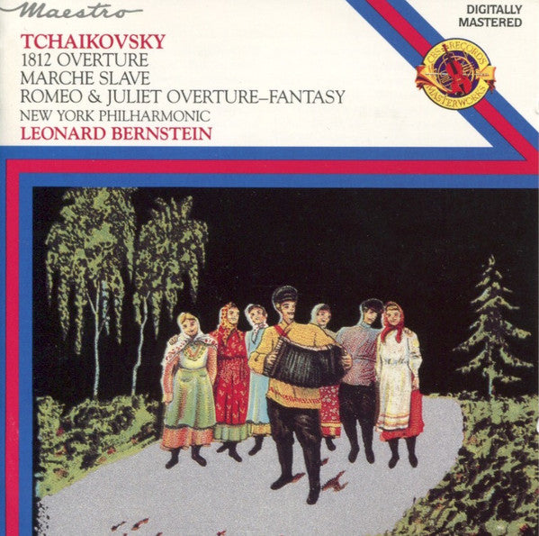 Pyotr Ilyich Tchaikovsky, New York Philharmonic, Leonard Bernstein : 1812 Overture / Marche Slave / Romeo & Juliet Overture-Fantasy (CD, Comp, RE)