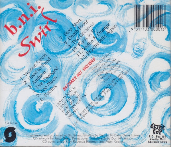 B.N.I.* : Swirl (CD, Album)