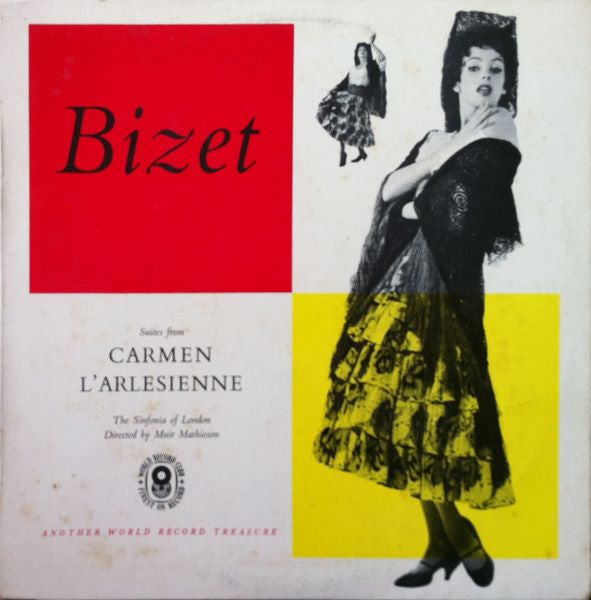 Bizet*, Sinfonia Of London, Mathieson* : Carmen & L'Arlesienne (LP, Album, Mono, Club)