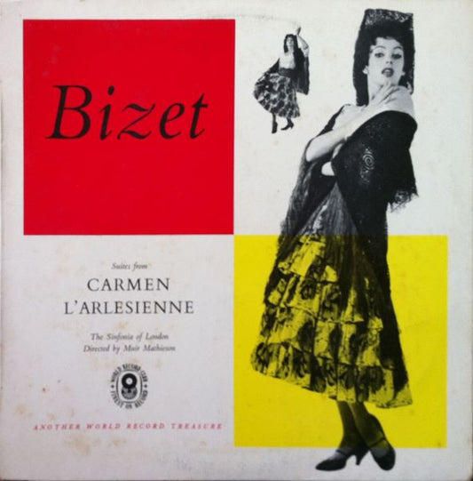Bizet*, Sinfonia Of London, Mathieson* : Carmen & L'Arlesienne (LP, Album, Mono, Club)