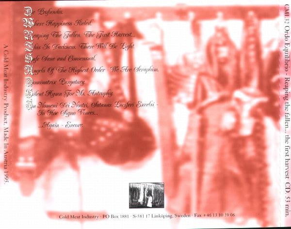 Ordo Equilibrio : Reaping The Fallen... The First Harvest (CD, Album)