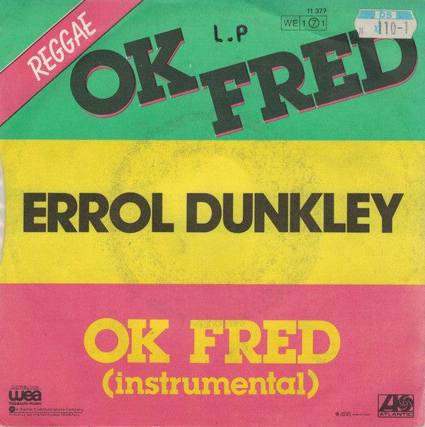 Errol Dunkley : OK Fred (7")