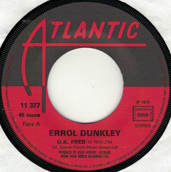 Errol Dunkley : OK Fred (7")