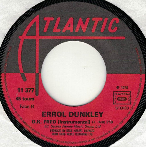 Errol Dunkley : OK Fred (7")