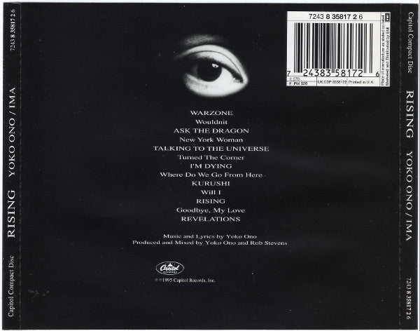 Yoko Ono / Ima (2) : Rising (CD)