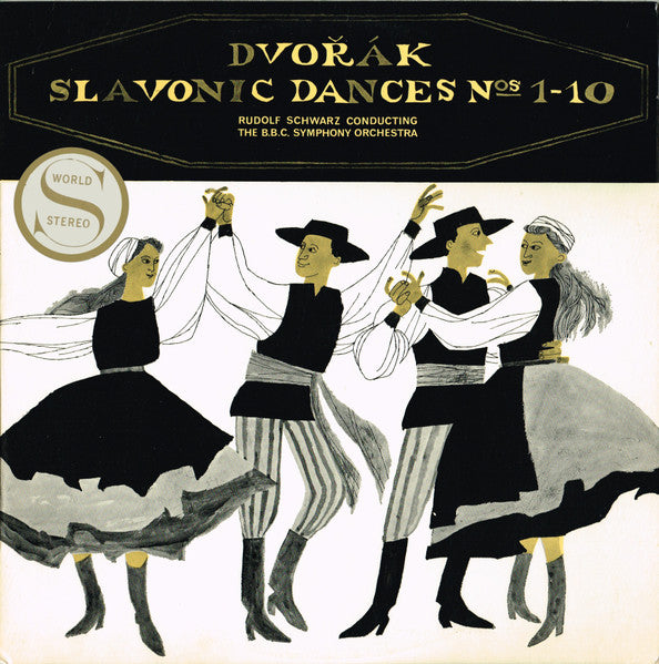 Dvořák*, Rudolf Schwarz Conducting The B.B.C. Symphony Orchestra* : Slavonic Dances Nos. 1-10 (LP, Album, Club)