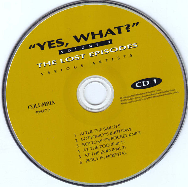 Various : "Yes, What?" (Volume 3) (2xCD)