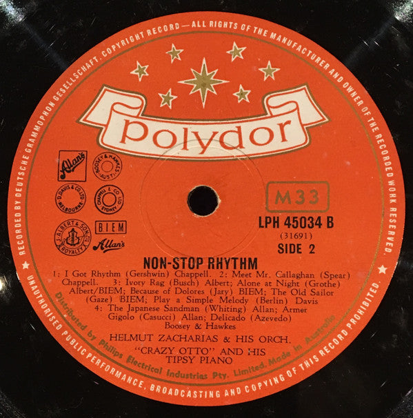 Various : Non-Stop Rhythm (10", Comp, Mono)