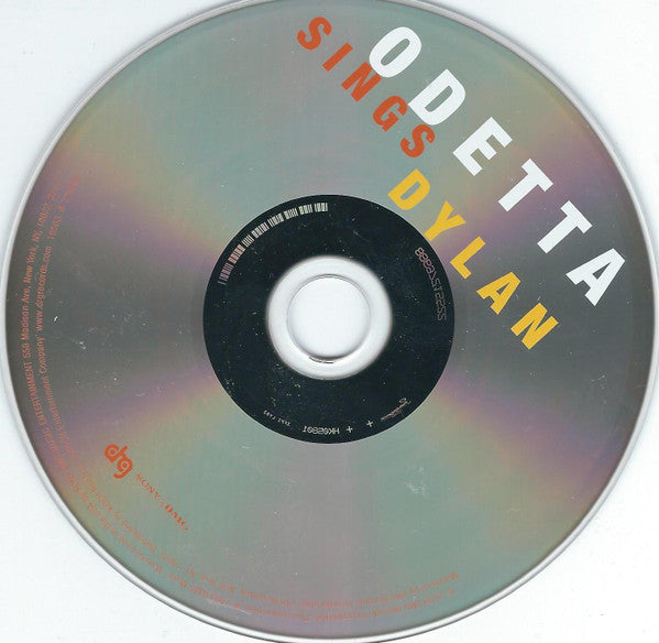 Odetta : Odetta Sings Dylan (CD, Album, RE)