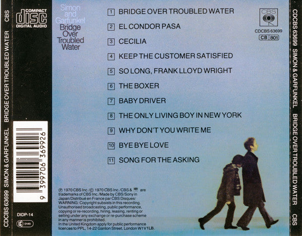 Simon And Garfunkel* : Bridge Over Troubled Water (CD, Album, RE)