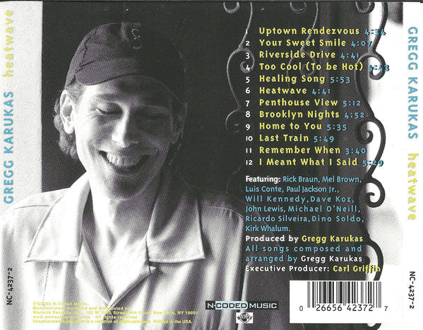 Gregg Karukas : Heatwave (CD, Album)