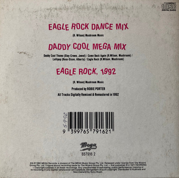 Daddy Cool (5) : The 1992 Mixes (CD, Single)