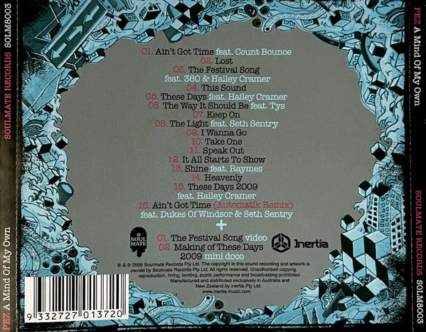 Pez (7) : A Mind Of My Own (CD, Album, Enh, RE, S/Edition)